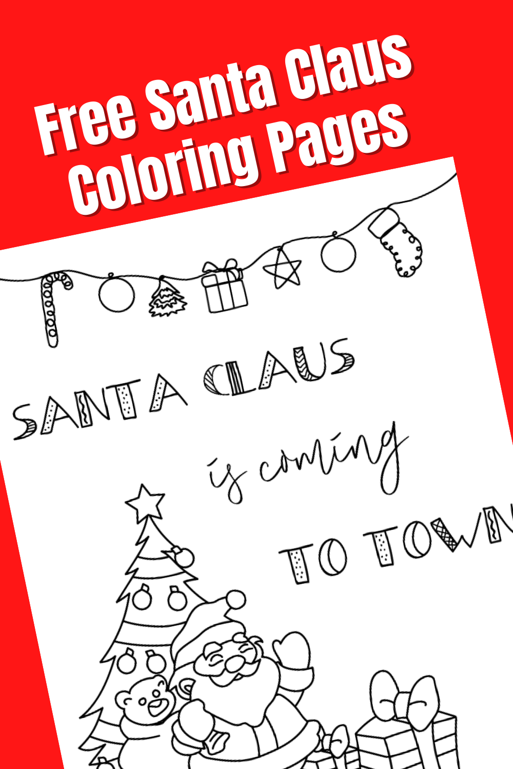 10 Santa Coloring Pages Printable for Adults: Unleash Your Inner Artist This Christmas