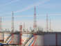 Tanks von Transneft, einem staatlichen russischen Unternehmen, das die Erdöl-Pipelines des Landes betreibt, im Ölterminal von Ust-Luga.