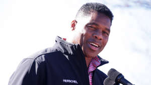 Georgia Republican senate candidate Herschel Walker speaks during a campaign rally on December 1, 2022 in Columbus, Georgia. Alex Wong/Getty Images