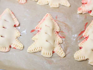 Christmas Tree Cherry Hand Pies Recipe