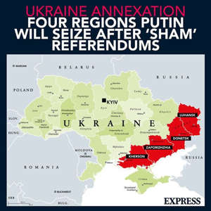Moscow insisted it's four ‘new territories' annexed from Ukraine must be recognised