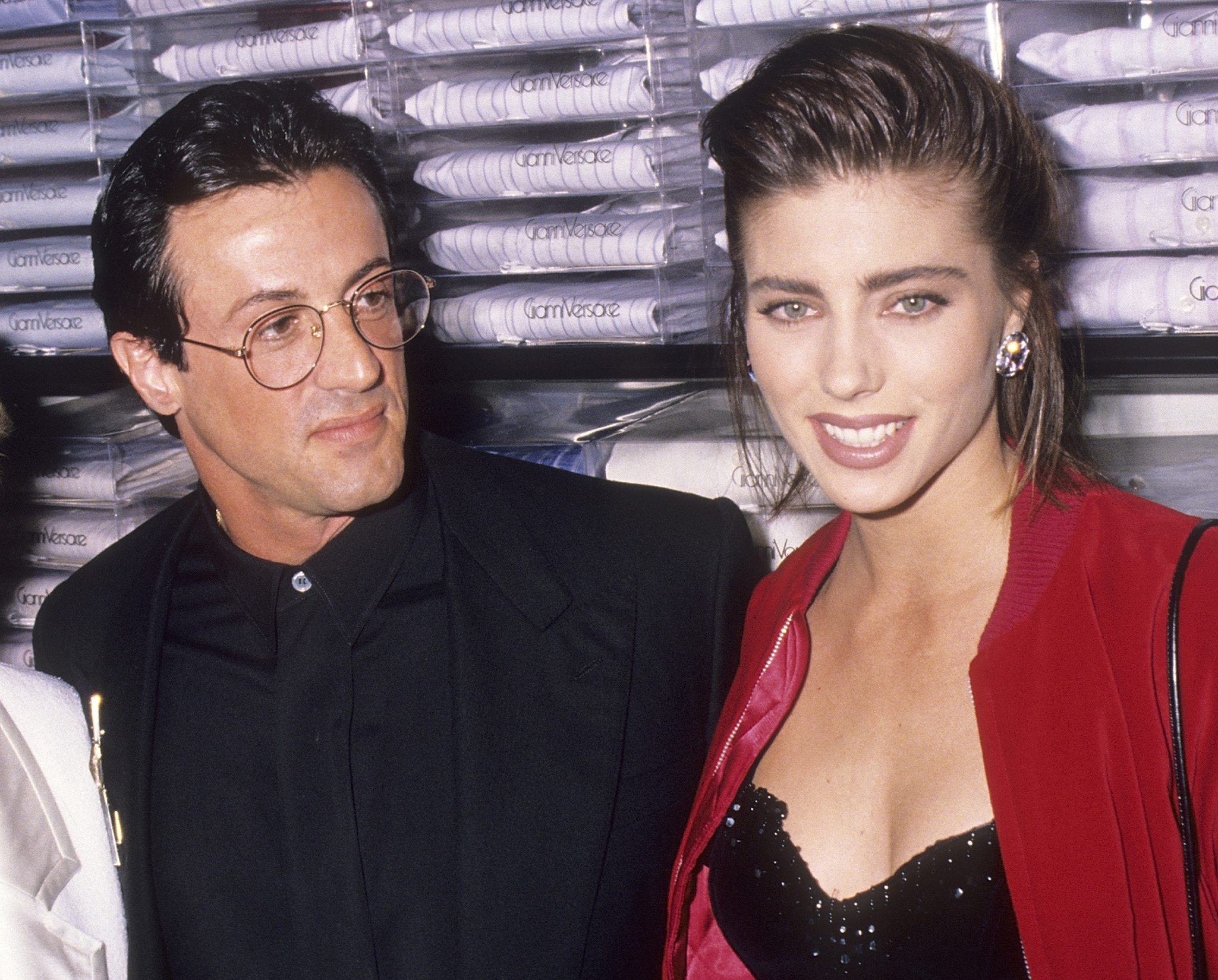 <p>Sylvester Stallone was a twice-divorced movie star in his early 40s when he met 19-year-old model Jennifer Flavin at a restaurant in 1988. Nearly six years into their romance, he dumped her via FedEx: "He sent me a six-page handwritten letter, in pen," Jennifer told <a href="https://people.com/archive/rocky-ending-vol-41-no-16/">People</a> magazine in a 1994 interview. "It was pretty sloppy." Days later, she learned from her Elite modeling agent that Sly had been having an affair with another model, Janice Dickinson, who'd given birth to a daughter a month earlier. "It hit me like a ton of bricks," Jennifer told the magazine. But after a paternity test revealed that the "Rocky" star wasn't the baby's father, he and Jennifer reconciled in 1995, had the first of three daughters together in 1996 and married in 1997. Sly had previously bragged about his and Jennifer's unorthodox relationship in 1991, saying, as reported by People, "When we come together, it is wonderful. When we are separate, there are no strings attached. That's the way it is. No strings." In 1992, Jennifer insisted, "I'm not naive about what may go on when I'm not around — he's a 45-year-old man — I can't change the way he is. Still," she added, "he's not a cheating dog every day of the week. We spend five out of seven nights together, so I don't know where he'd find the lime." In 2022, she <a href="https://www.wonderwall.com/celebrity/couples/celebrity-breakups-splits-of-2022-famous-couples-divorce-549565.gallery?photoId=641350">filed for divorce</a> after 25 years of marriage -- but <a href="https://www.wonderwall.com/celebrity/couples/tk-plus-more-celeb-love-news-653034.gallery">they reconciled</a> just a month later.</p>