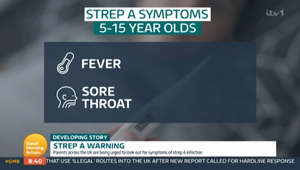 Dr Amir details most common symptoms of Strep A