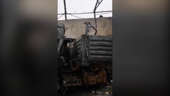 Ukraine: Soldier shows 'mass grave' with burned Russian equipment