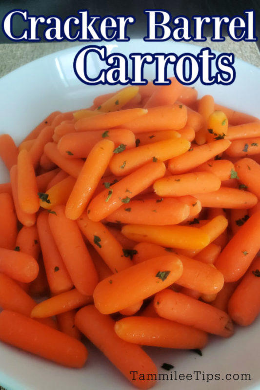 Delicious copycat Cracker Barrel Carrots recipe