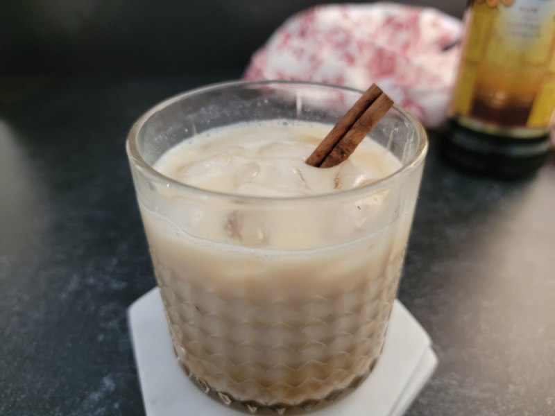 Easy Eggnog White Russian Cocktail Recipe