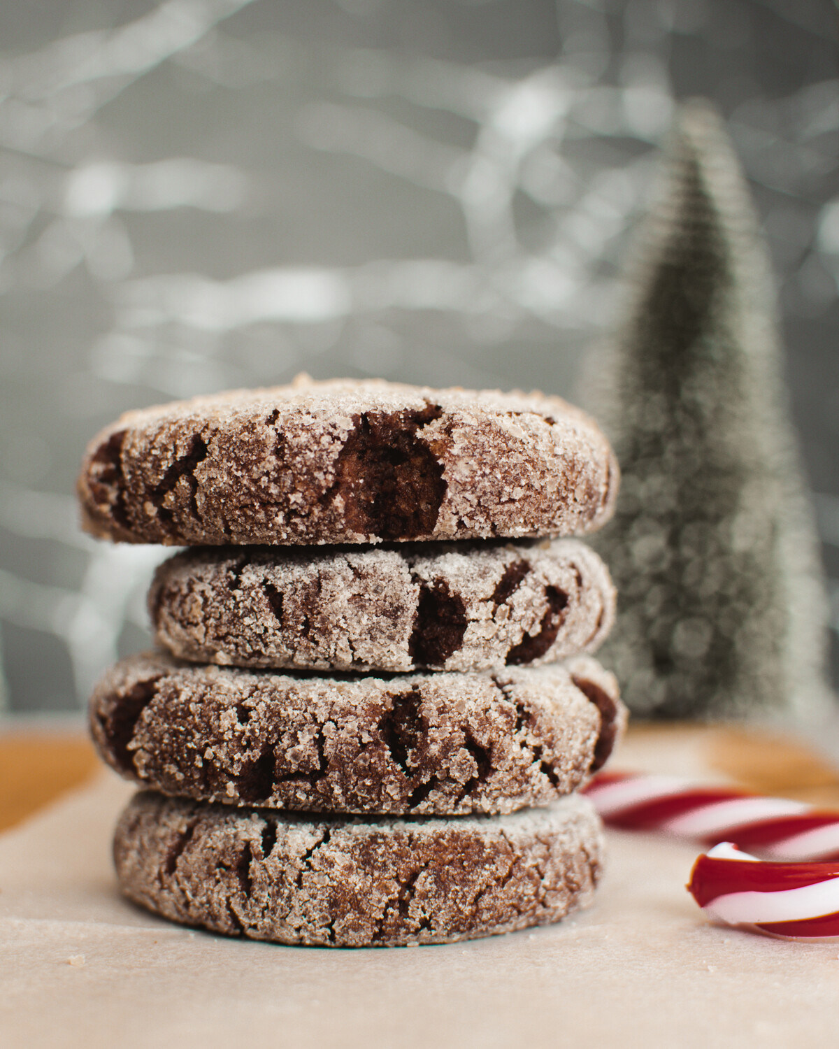 Rich Chocolate Vegan Crinkle Cookies Recipe