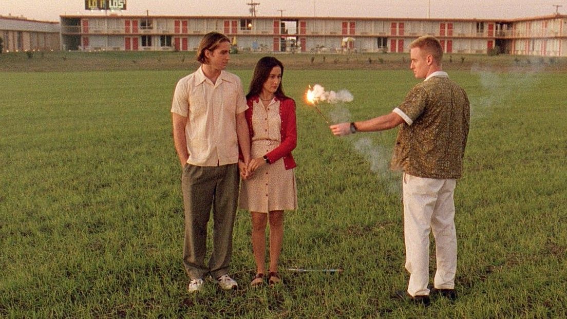 <p>                     Wes Anderson’s first feature film (based off the short film of the same name), co-written with Owen Wilson, <em><strong>Bottle Rocket</strong></em> predates Anderson’s ability (financially) to craft sets that truly place his unique characters in their own little world, so instead they simply reside in your typical looking motel or factory. Why this is not a hindrance for <em><strong>Bottle Rocket</strong></em> is the creation and performance of Owen and Luke Wilson’s lead characters, Dignan and Anthony Adams. Dignan’s misguided code and worldview works against a realistic backdrop as he is destined to fail, while Anthony, still an odd duck himself, is more grounded and serves as the audience surrogate. Anderson’s style has grown so much since <em><strong>Bottle Rocket</strong></em>, but the film remains an incredibly impressive debut and very much of the filmmaker we know today.                    </p>