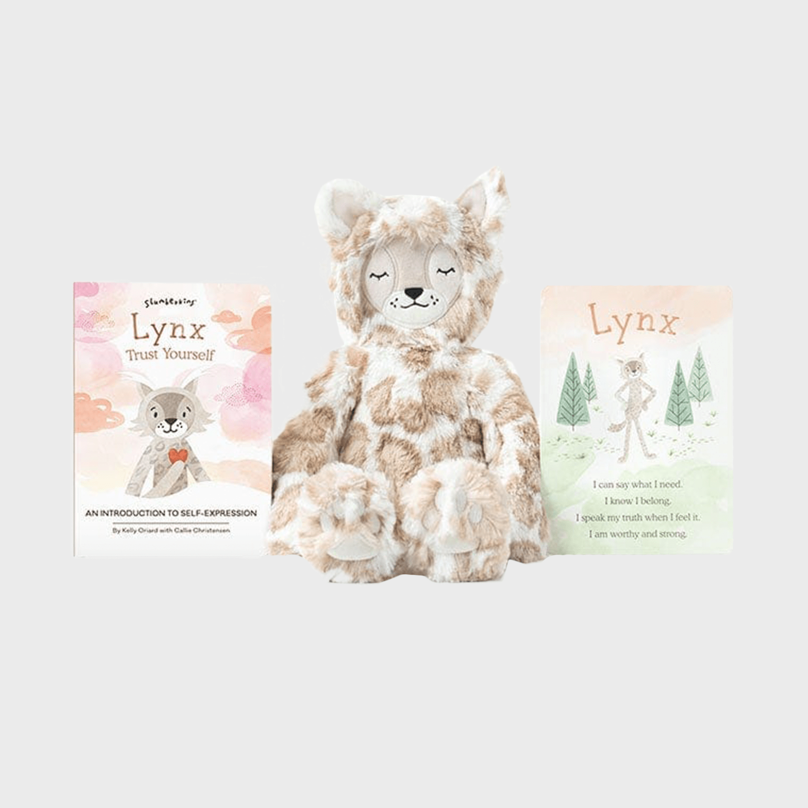 <p>Foster your little one's emotional growth with this purposeful <a href="https://slumberkins.com/collections/all-topics/products/lynx-kin" rel="noopener noreferrer">book and stuffed animal</a>. This set, which was created by a therapist and special education teacher, teaches your little girl that her voice matters. For more meaningful gifts for girls, here are more <a href="https://www.rd.com/list/holiday-gifts-that-give-back/" rel="noopener noreferrer">gifts that give back</a>.</p> <p class="listicle-page__cta-button-shop"><a class="shop-btn" href="https://slumberkins.com/collections/all-topics/products/lynx-kin">Shop Now</a></p>
