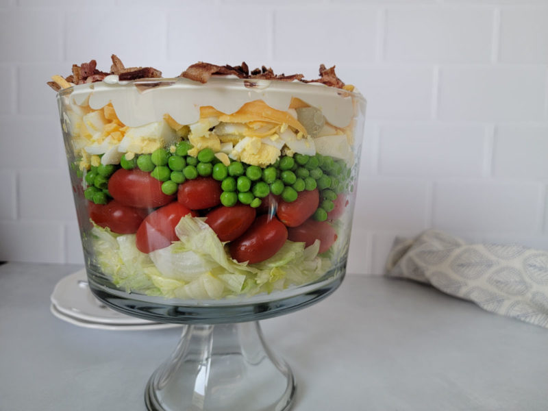 7 Layer Salad Recipe (With Homemade Dressing)