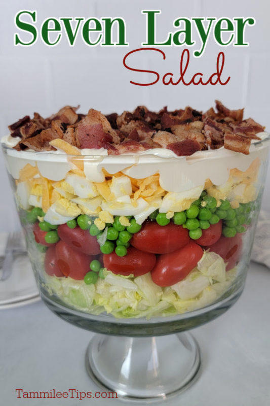 7 Layer Salad Recipe With Homemade Dressing