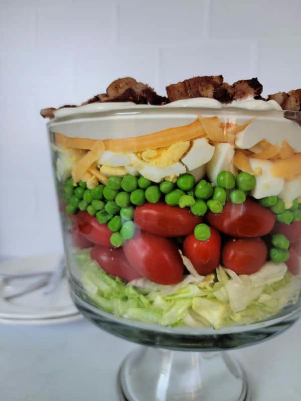 7 Layer Salad Recipe (with Homemade Dressing)