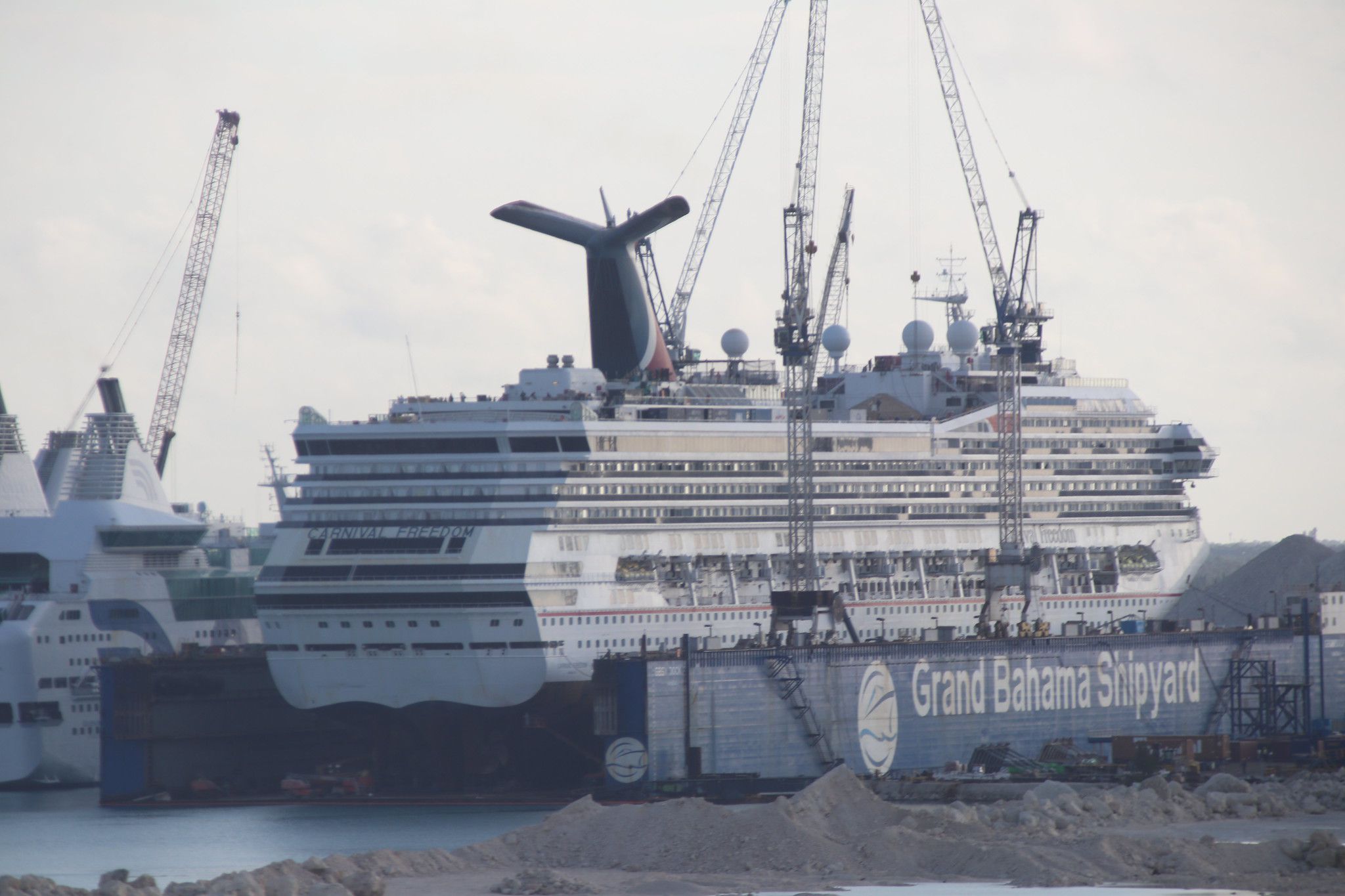 <p>Sometimes cruise ship construction hits snags and delays. Rather than delaying the ship’s maiden voyage date, some ships head out to sea <a href="https://www.cruisecritic.com/articles.cfm?ID=2024">before they’re completely finished</a>. In these instances, cruise lines bring workers along for the trip, and they might block off staterooms to house those workers. Workers often complete jobs like restaurant building or finishing cabins during the trip.</p>