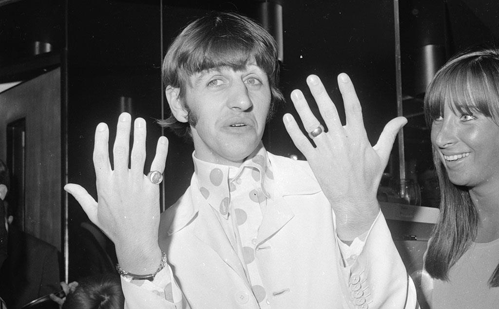 <p>No, Ringo Starr as we know him was not born with that name. In fact, his real name is actually Richard Starkey. He began playing the drums in a hospital band when he was 13 and sick with tuberculosis, becoming the drummer for the Beatles in 1962. </p> <p>His nickname "Ringo" actually started off as "Rings" for his habit of wearing numerous rings at the same time. He later changed it to Ringo because he wanted it to sound more like a cowboy. If you listen closely during recordings, you can hear the band members calling him Richard and not Ringo. </p>