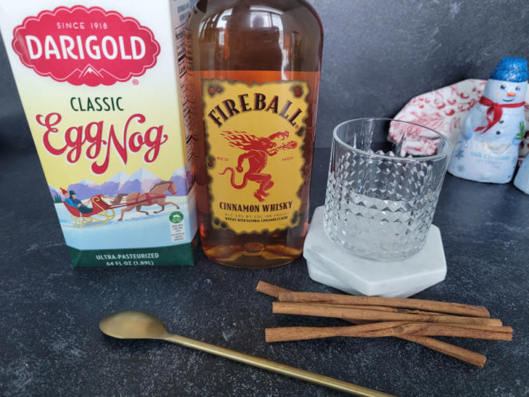 Easy Fireball Eggnog Recipe