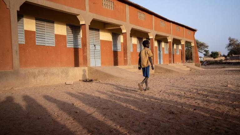 Une école primaire à Dori, ville au nord-est du Burkina Faso, en proie à la menace jihadiste.
