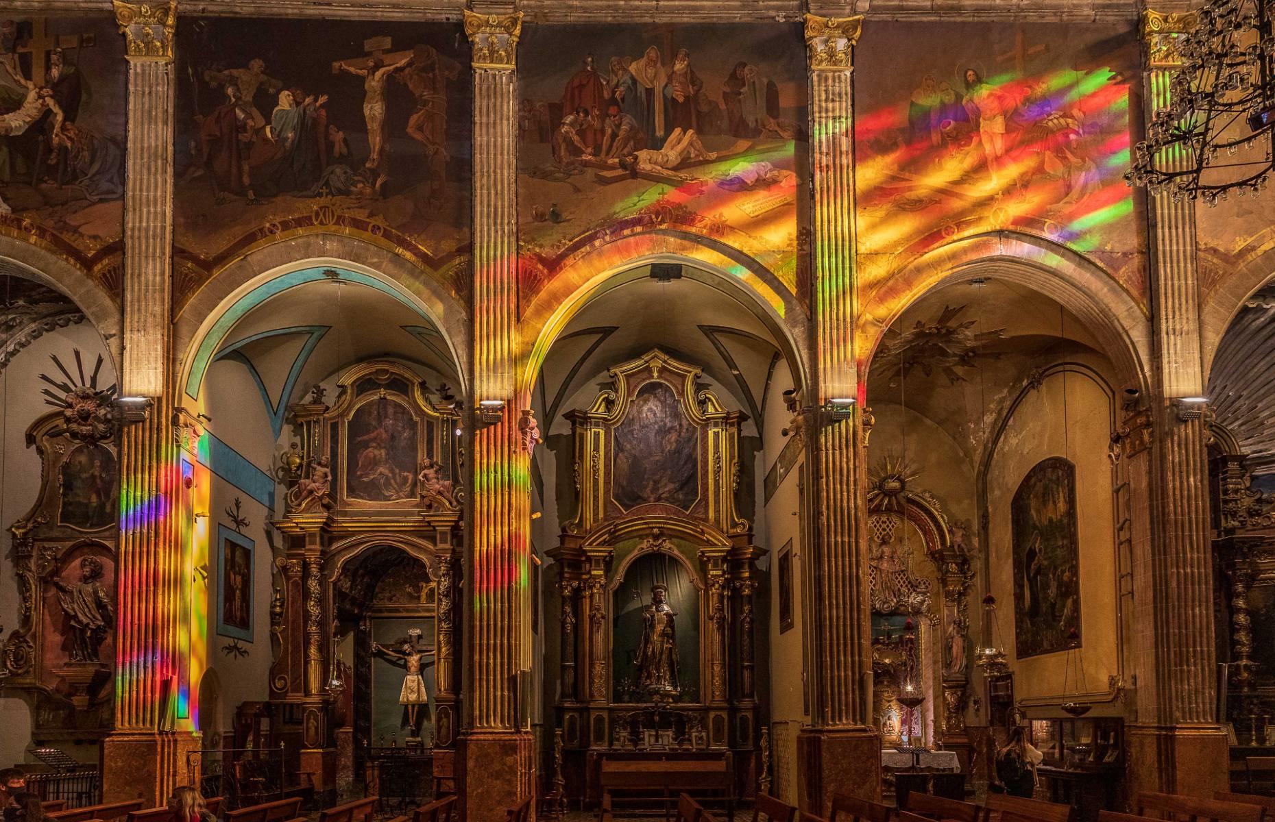 Dating back to the 13th century, the Church of Our Lady of the Angels was built by the Knights Templar. It's made totally mesmerizing in this shot by Bella Falk, which shows light shining through the stained-glass windows to create a kaleidoscopic image on the historic walls. Judge Fiona Shields said, "I absolutely love the play of light from the stained glass windows creating such a glorious scene."