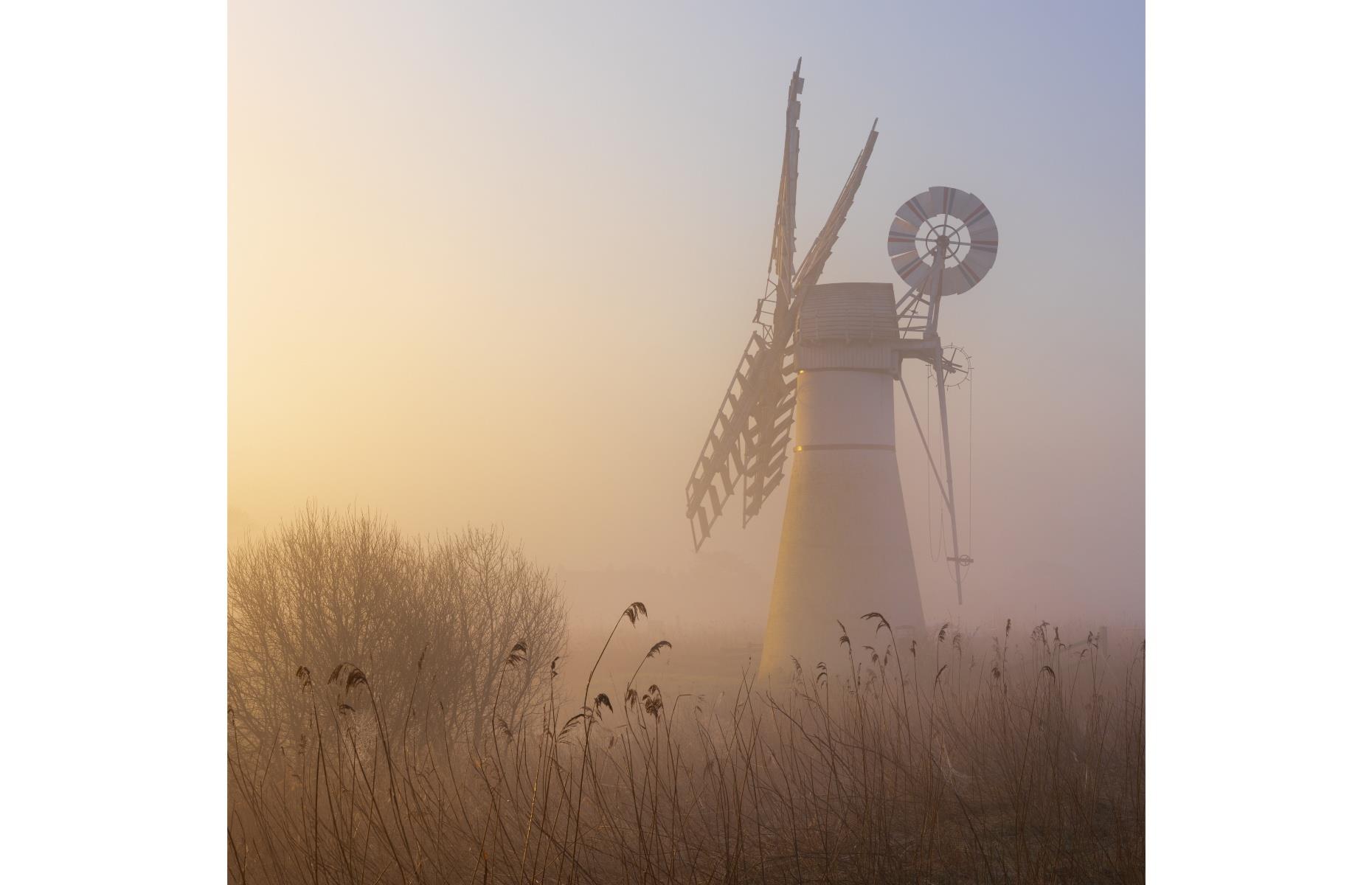 One of just a few historic wind-powered mills in the UK that remains intact, Thurne Mill is a drainage mill – designed to drain the marshes for farmers – and is now over 200 years old. Photographer Jay Birmingham was shortlisted for this gorgeous image, which he captured "at dawn, with the soft glow of the rising sun lighting it up, diffused by the morning mist."