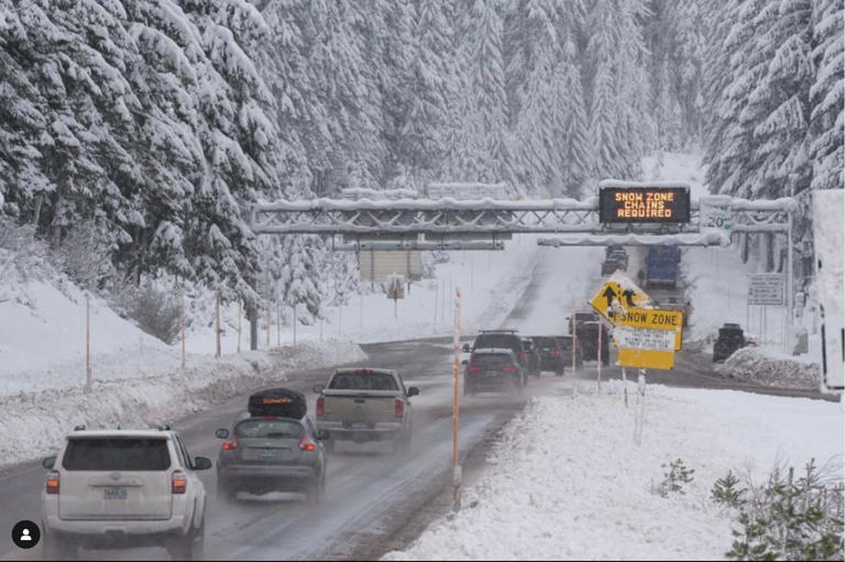 UPDATE Whopping 48 feet of snow forecast on Oregon Cascade passes