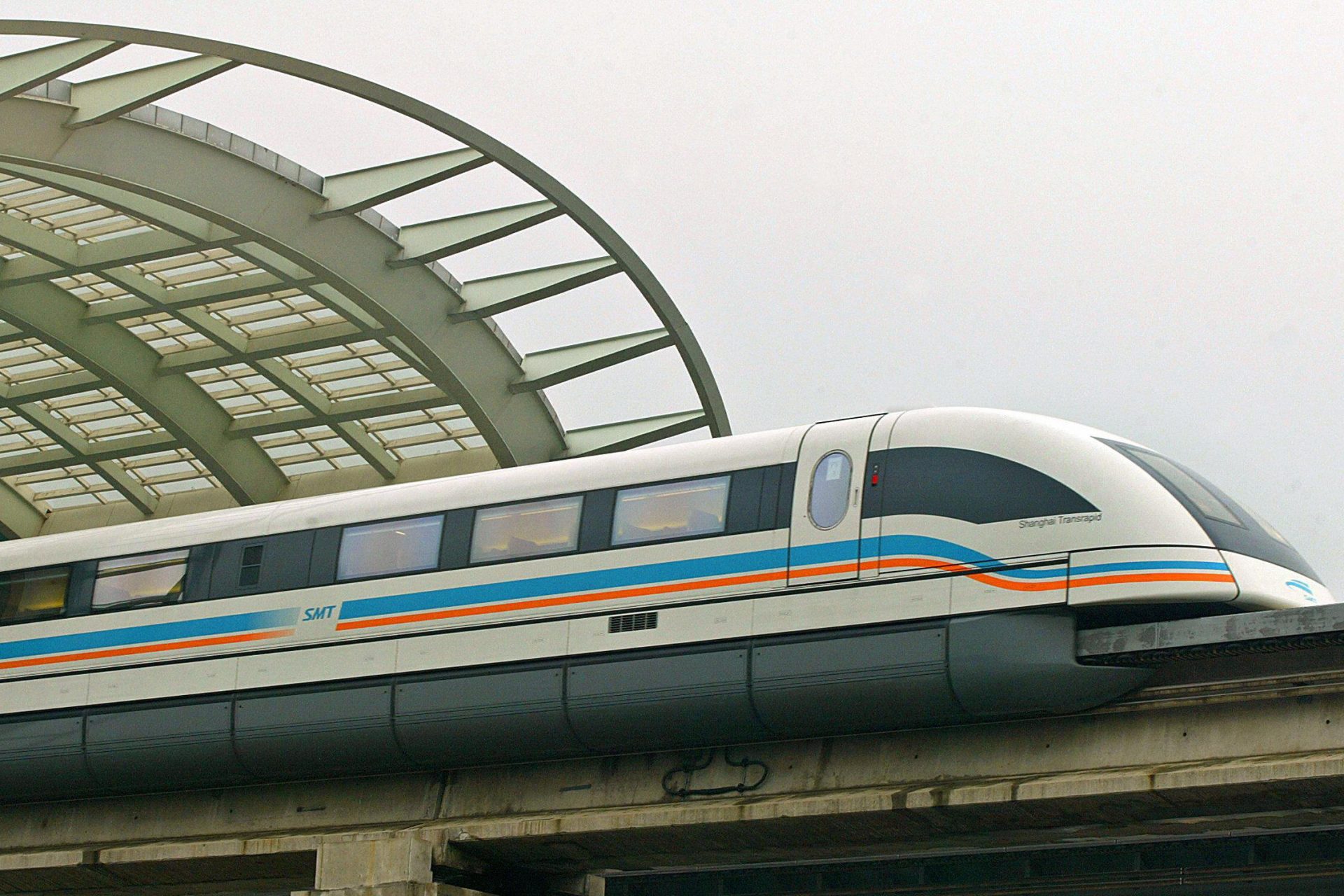 <p><span>The Shanghai Maglev is the world's fastest train and the only passenger train in the world that uses magnetic levitation (Maglev). Maglev trains are based on German technology, which allows the trains to travel on an elevated track using super-powerful magnets, which makes for a very smooth ride.</span></p>