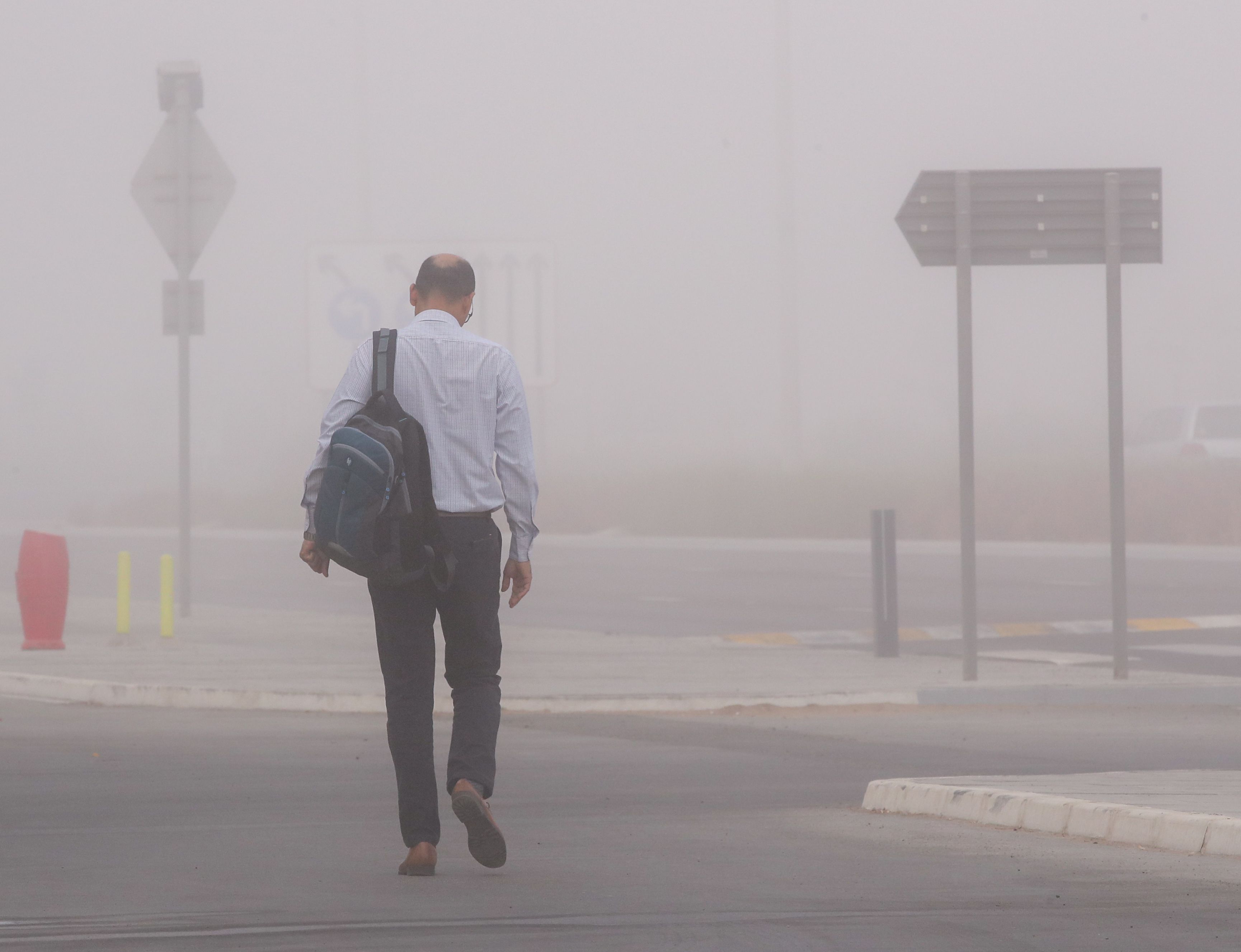 Uae Weather Fog Alert Issued In Abu Dhabi Amid Poor Visibility