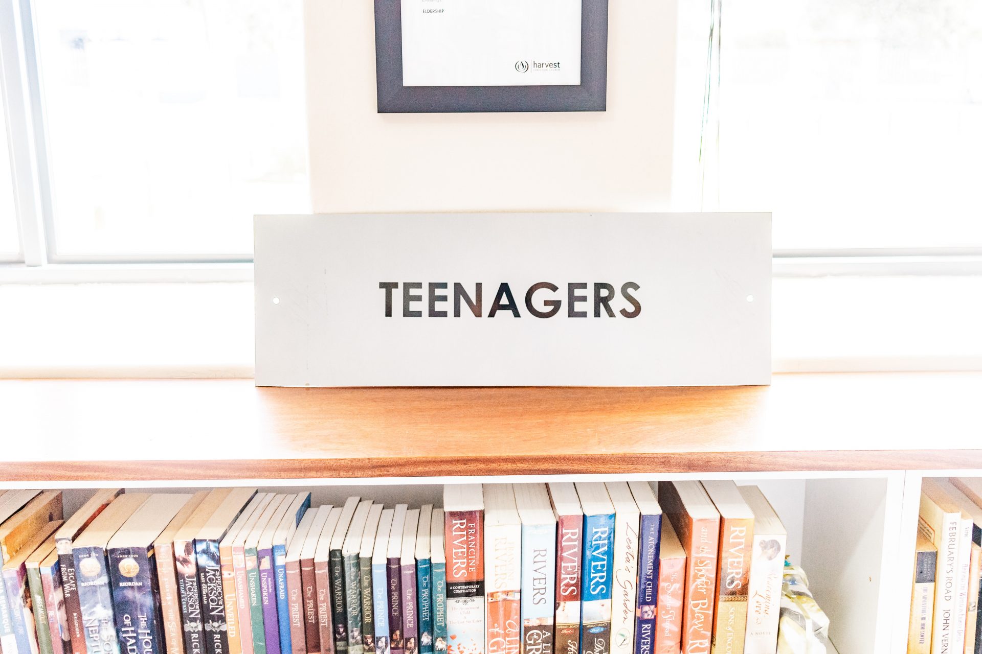 Stand corrected. Books for teens.