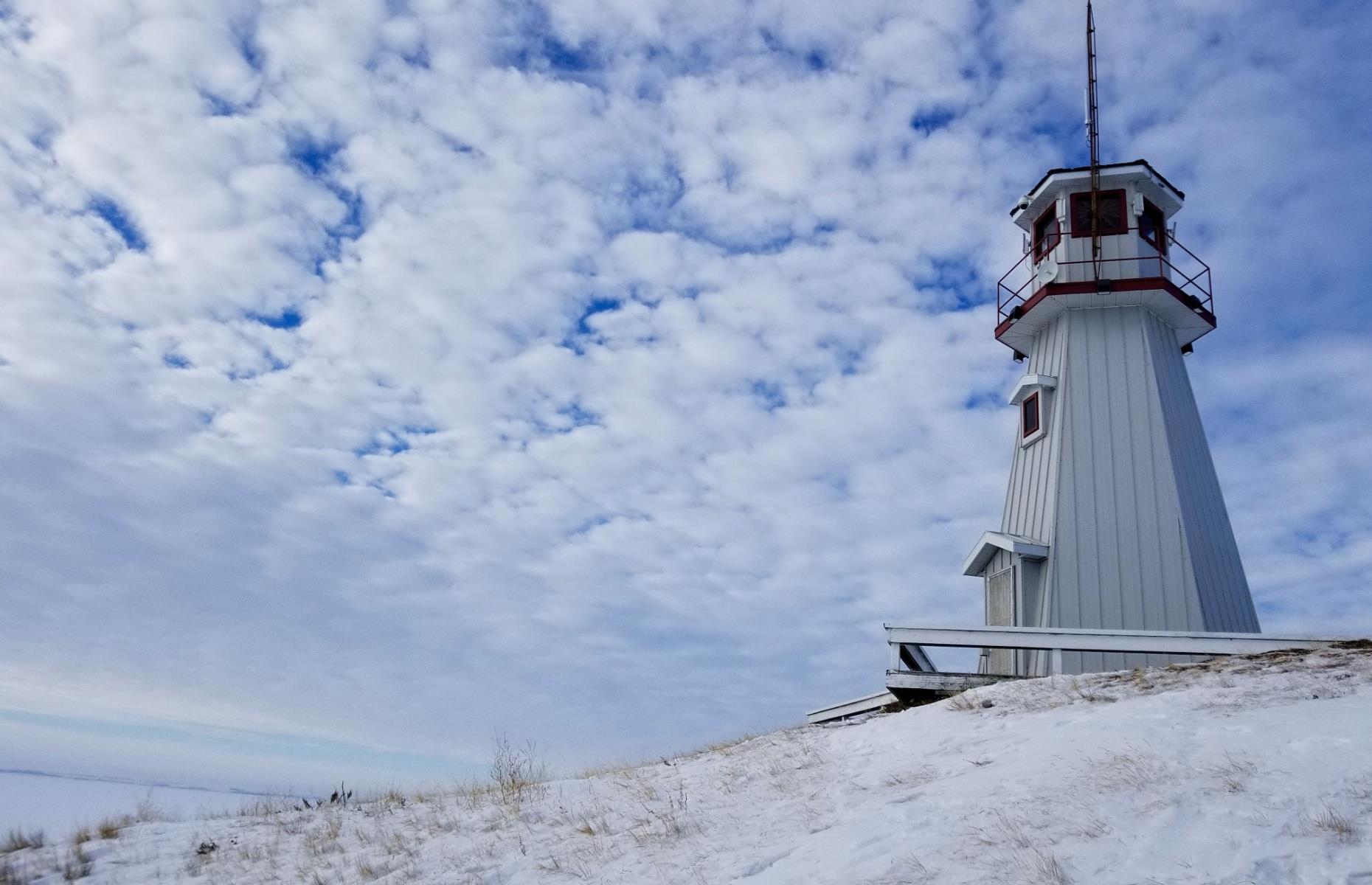 <p>For obvious reasons, Canada's lighthouses tend to be found around the coast, but this <a href="https://www.tourismsaskatchewan.com/listings/130/cochin-lighthouse">obscure beacon</a> sits in a completely land-locked province. The lighthouse, which was built in 1988, offers beautiful lakeside views from its position on Pirot Hill at 1,867 feet (569m) above sea level, overlooking Jackfish and Murray Lakes. The site is near the town of Cochin, a resort village in the western part of the province.</p>  <p><strong><a href="https://www.loveexploring.com/galleries/87044/americas-most-beautiful-lighthouses-you-can-visit?page=1">These are the most beautiful lighthouses in the USA</a></strong></p>