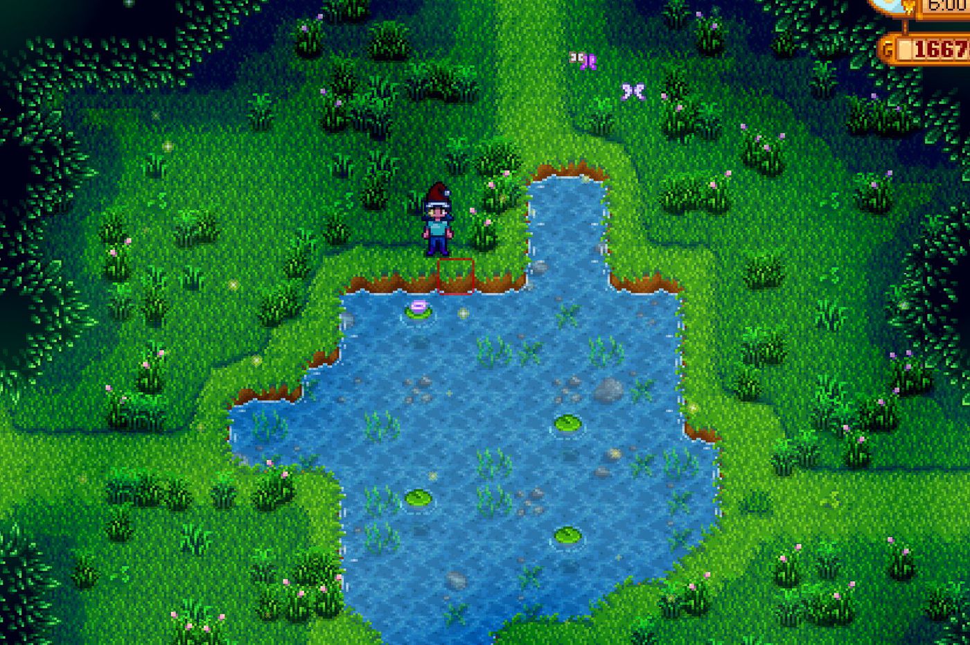 Stardew valley осетр. Deepwood gorge 5 статик.