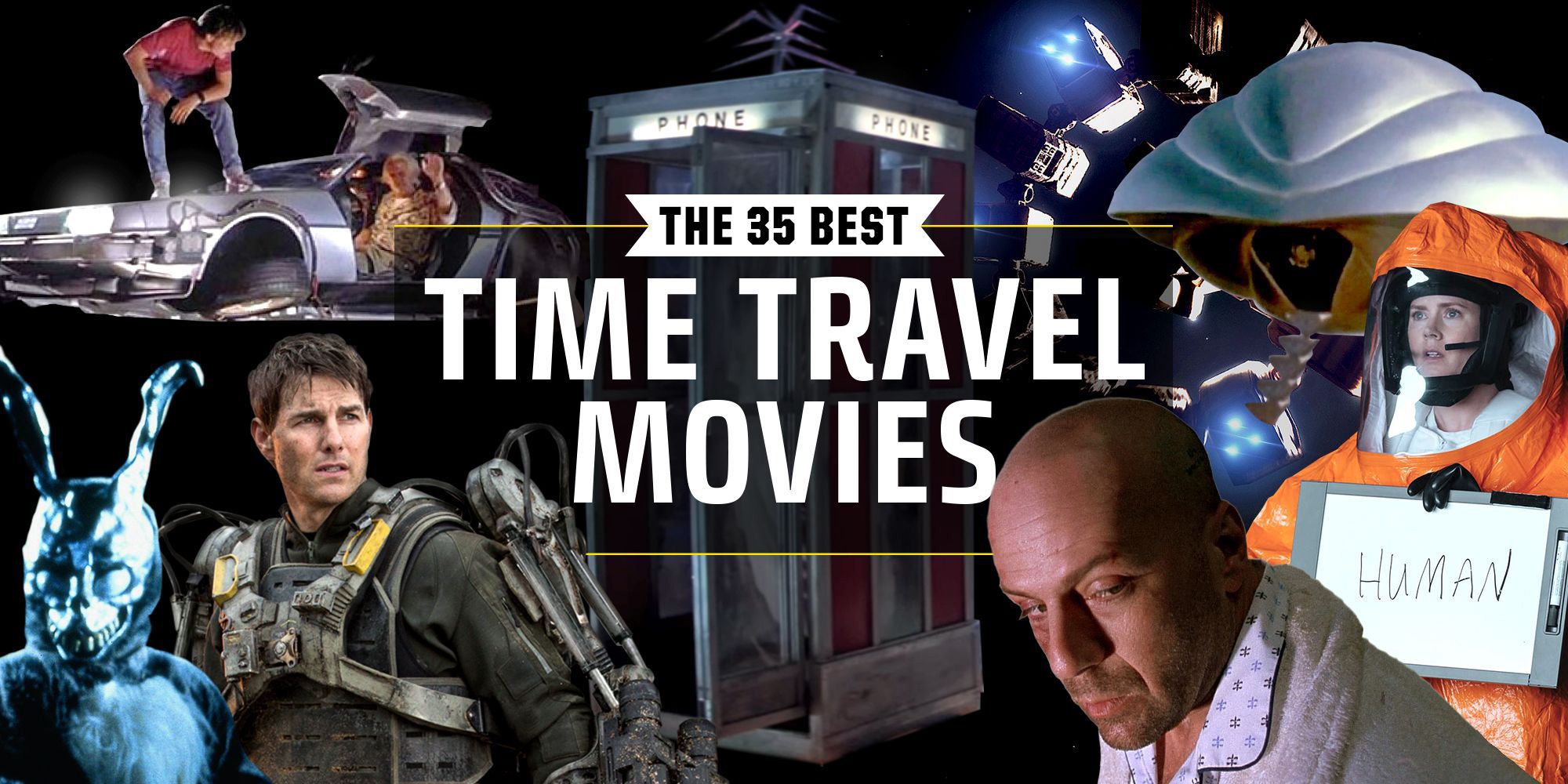 <p>Time travel movies often make for the most mind-numbing <a href="https://www.popularmechanics.com/culture/movies/g19609370/best-moments-sci-fi-movies/">sci-fi films</a> with paradoxes aplenty. But it’s those confusing temporal gymnastics that make them so fun. We’ve rounded up our favorites, from classic films like <em><a href="https://www.popularmechanics.com/science/a33458961/time-travel-methods-quantum-mechanics/">Back to the Future</a></em> and <em>Bill and Ted’s Excellent Adventure</em> to more recent flicks like <em>Arrival </em>and <em><a href="https://www.popularmechanics.com/culture/movies/a13386/this-is-why-interstellar-had-to-be-shot-in-imax-17415171/">Interstellar</a>,</em> which left our minds tangled in knots. </p><p>These are the 35 best sci-fi films that explore the fluidity of time.</p><p><strong> 🤯 You love mind-bending science. So do we. <a href="https://join.popularmechanics.com/pubs/HR/POP/POP1_Plans.jsp?cds_page_id=250088&cds_mag_code=POP&cds_tracking_code=edit-best-time-travel-movies">Let’s nerd out over it together.</a></strong></p>