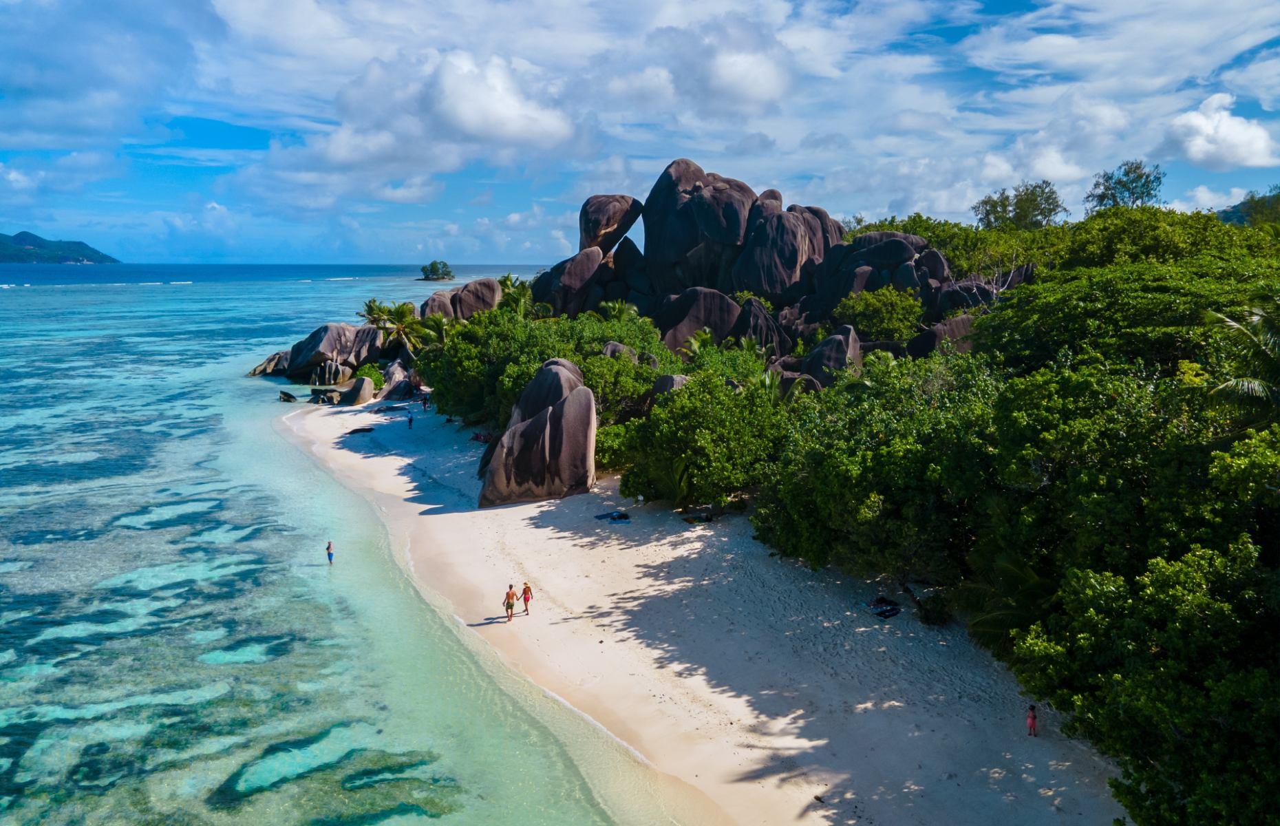 <p>Famed for their idyllic sandy beaches, the Seychelles have seen a huge uptick in tourism in the last couple of decades. In fact, in 2018, the islands hosted around 360,000 tourists – roughly four times the country’s population. To keep tourism sustainable, the government has placed a moratorium on the building of large resorts in favor of smaller, locally-run lodgings, while there's also been talk of putting a cap on total visitor numbers. </p>