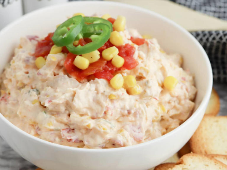 Southwest Corn Dip with Cream Cheese