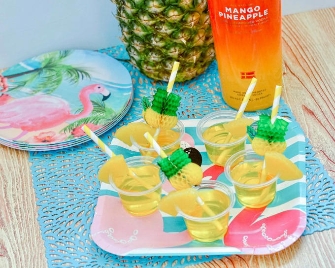 Mango Pineapple Jello Shots