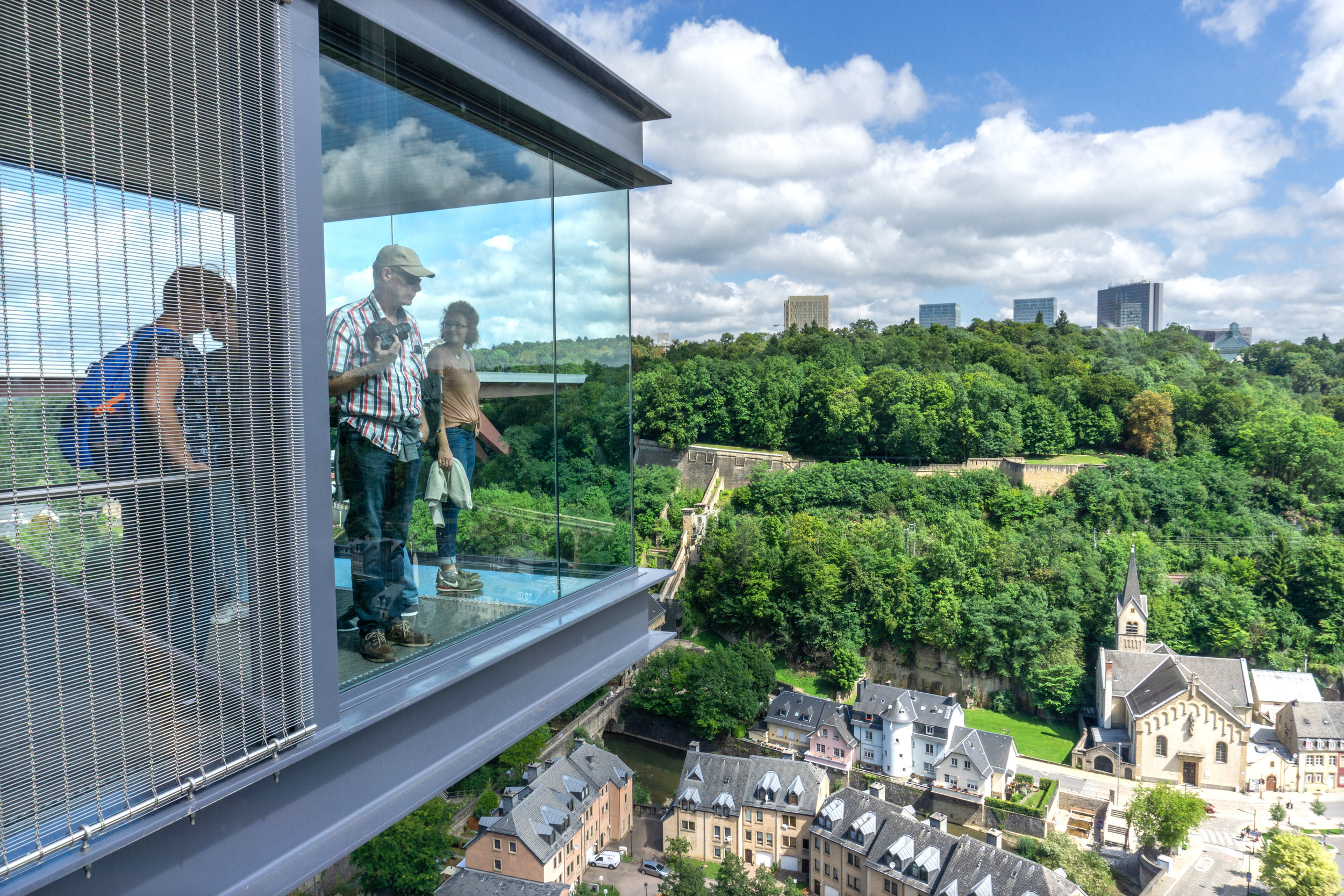 <p>A recent addition to the Luxembourg City, this glass elevator and connecting lookout provide amazing views of Pfaffenthal. It links the main park in the City Center to the lower part of the city where the Alzette River runs. Enjoy a view from above, snap a pic, and then enjoy as the views change on the ride down the 71 meters (233 feet). The elevator is free of charge and opens from 5:45 a.m. to 1 a.m. daily.</p><p><a href='https://www.msn.com/en-us/community/channel/vid-cj9pqbr0vn9in2b6ddcd8sfgpfq6x6utp44fssrv6mc2gtybw0us'>Follow us on MSN to see more of our exclusive lifestyle content.</a></p>