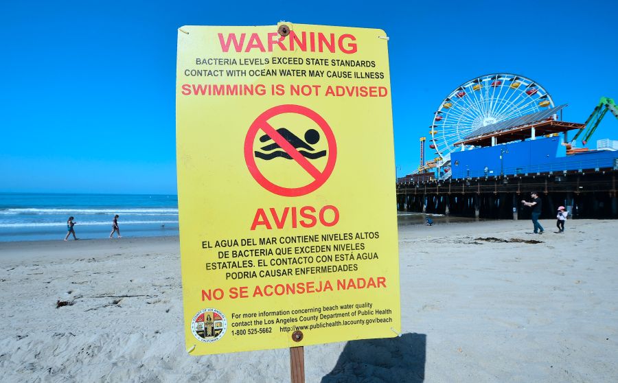 Visitors warned not to swim at some Los Angeles County beaches