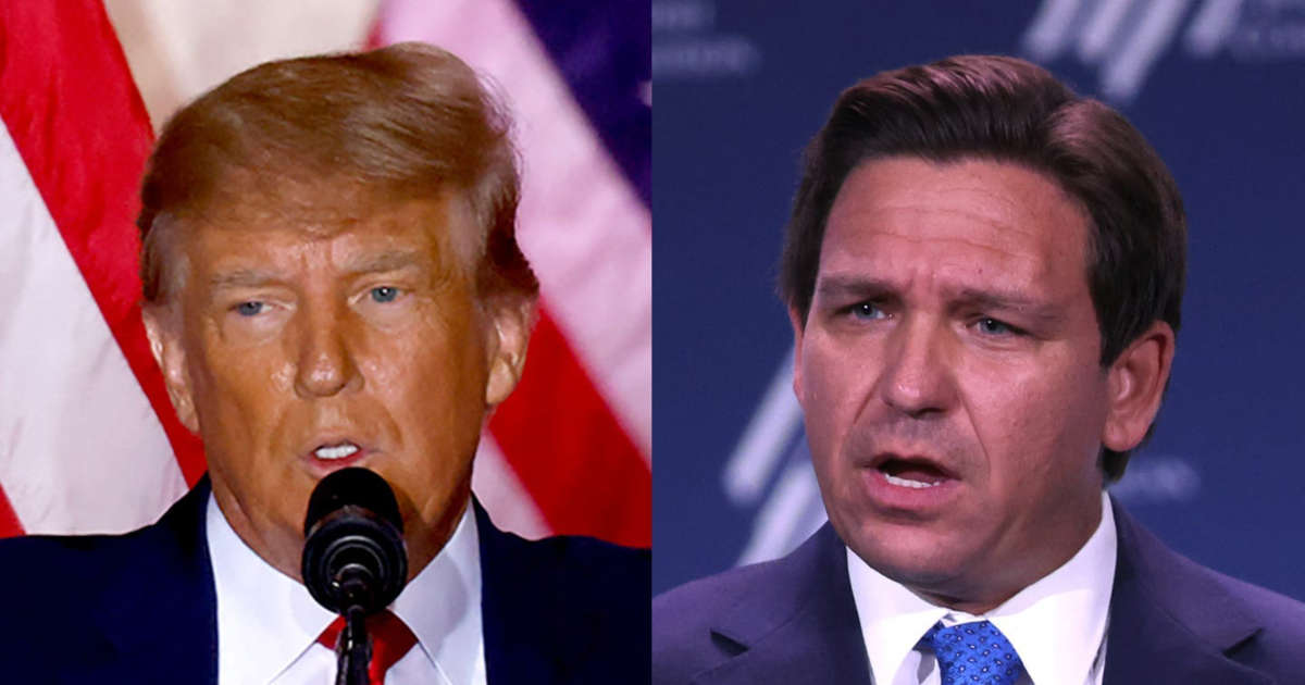 Trump’s new label for Ron DeSantis, ‘Globalist RINO,’ has its roots in a far-right conspiracy theory about an insidious global network of powerful people