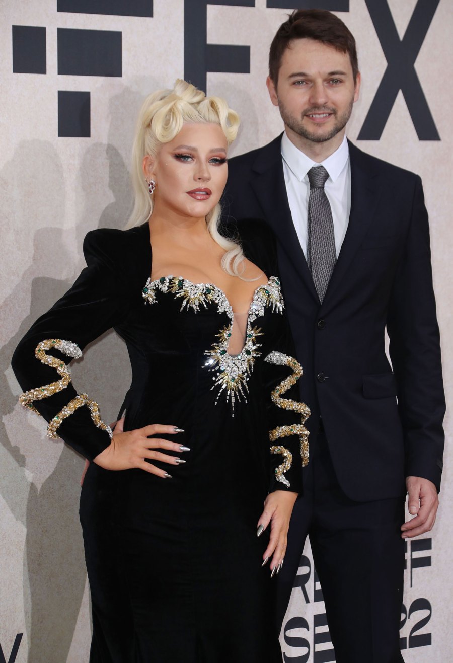 Christina Aguilera and Fiance Matthew Rutler Make Rare Red Carpet ...