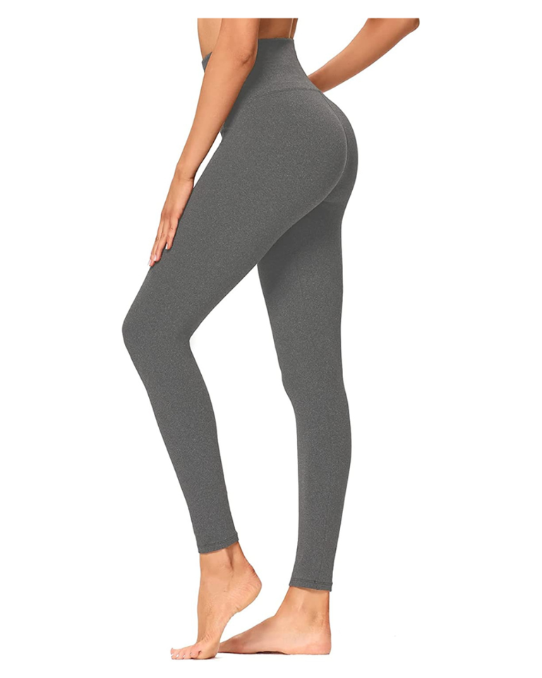 High Waisted Leggings for Women No See-Through-Soft Athletic Tummy Control  Black Pants for Running Yoga Workout