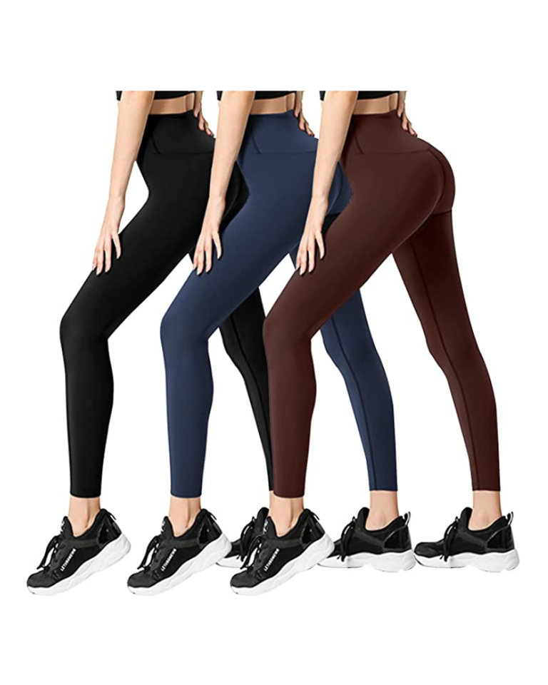 GAYHAY High Waisted Leggings for Women - Soft Opaque Slim Tummy Control  Printed Pants for Running 