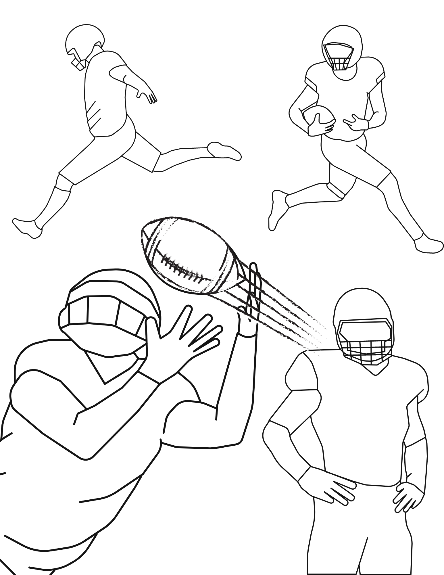 6 Free Printable Football Coloring - AA15RVAd.img