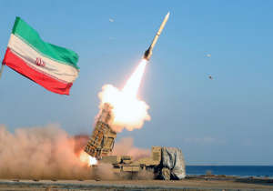  A missile is launched during an annual drill in the coastal area of the Gulf of Oman and near the Strait of Hormuz, Iran