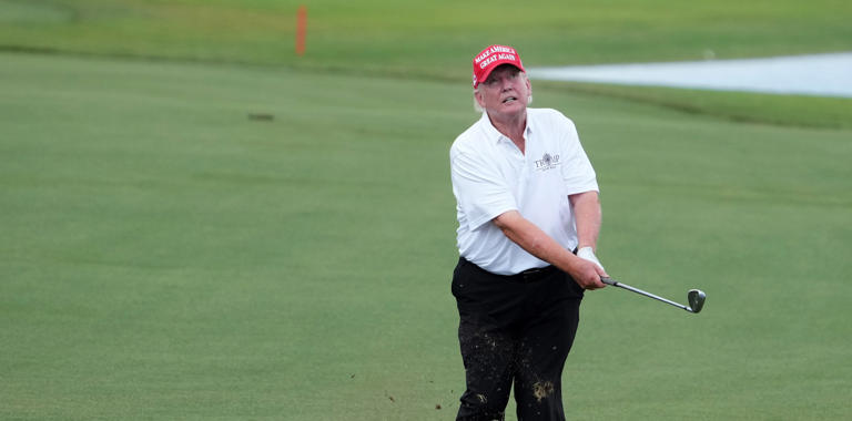 Trump’s golf simulator reportedly angered Joe Biden
