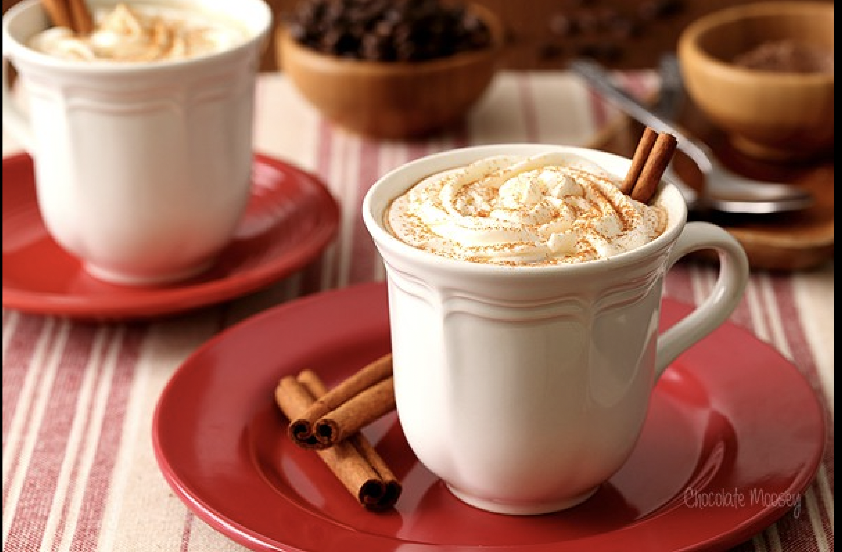 <p>Coffee meets hot chocolate in this Mexican Mocha recipe! The cinnamon and chili powder give your spicy coffee a nice kick to wake you up when you need it the most.</p><p><b><a href="https://www.chocolatemoosey.com/mexican-spiced-mocha/">Get recipe</a></b></p>