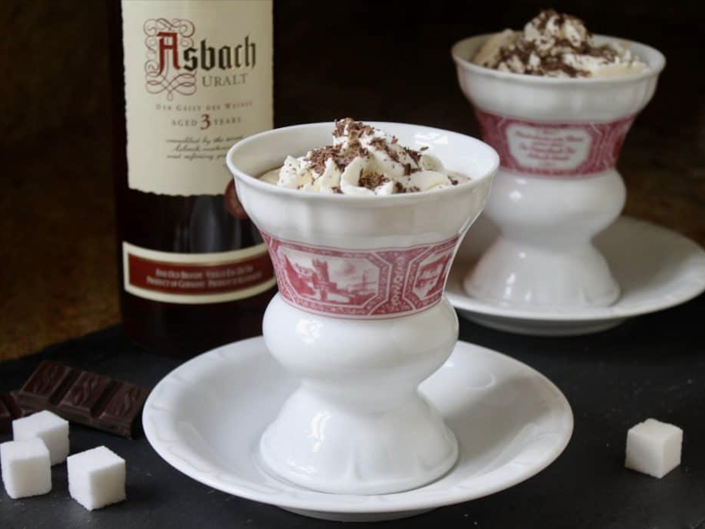 This delicious German coffee has a splash of alcohol and is great for an end-of-the-day treat.<p><b><a href="https://www.christinascucina.com/how-to-make-an-authentic-rudesheimer-coffee-with-asbach-brandy-and-cream/">Get recipe</a></b></p>