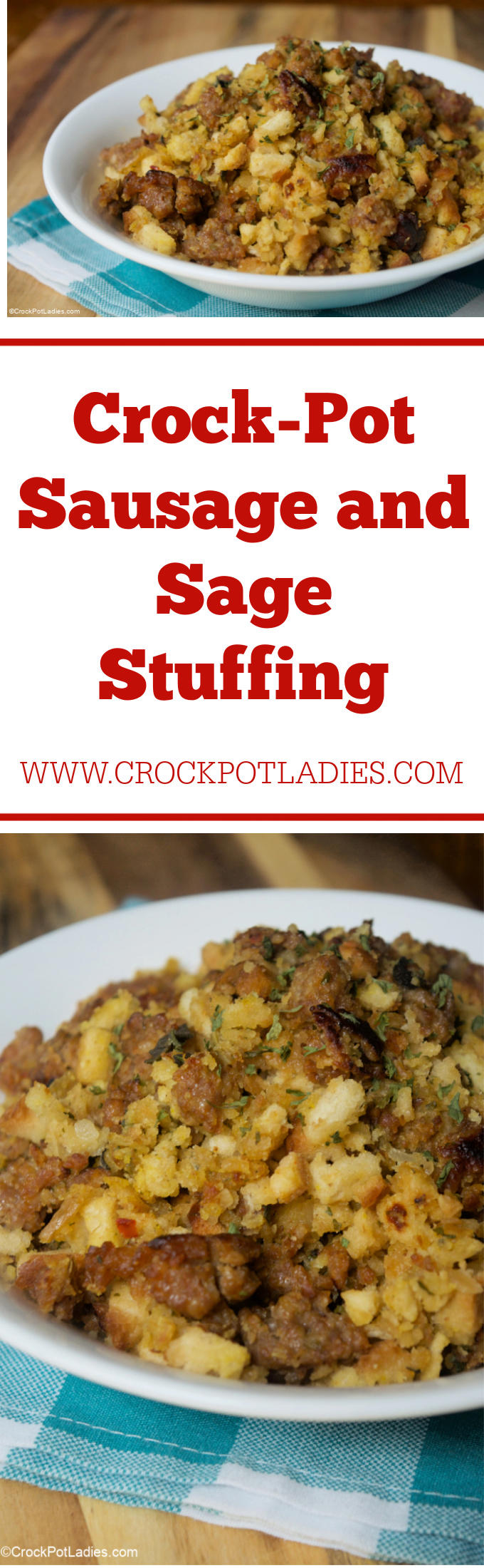 Crock-Pot Sausage and Sage Stuffing