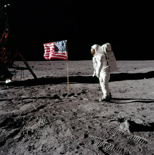 Apollo 11 astronauts planted a flag on the moon on July 20, 1969. NASA