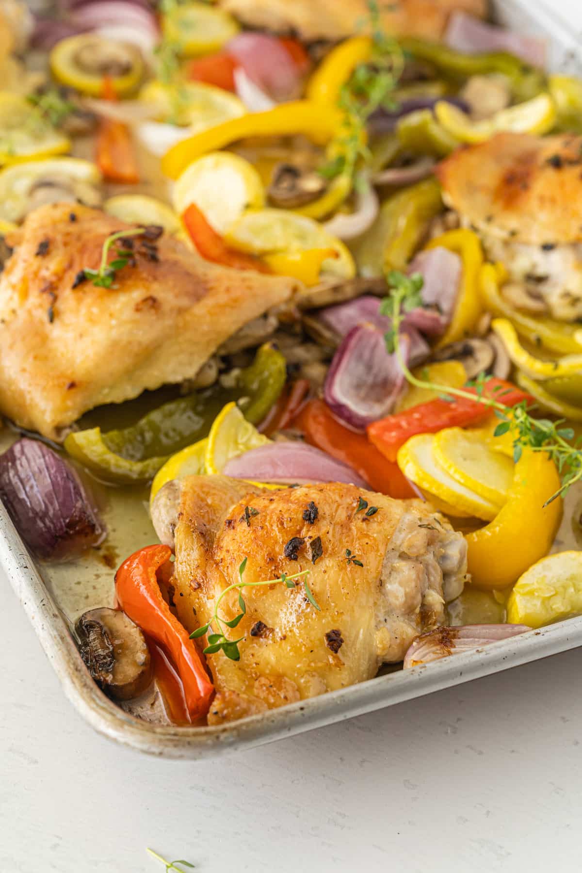 Sheet Pan Chicken Thighs