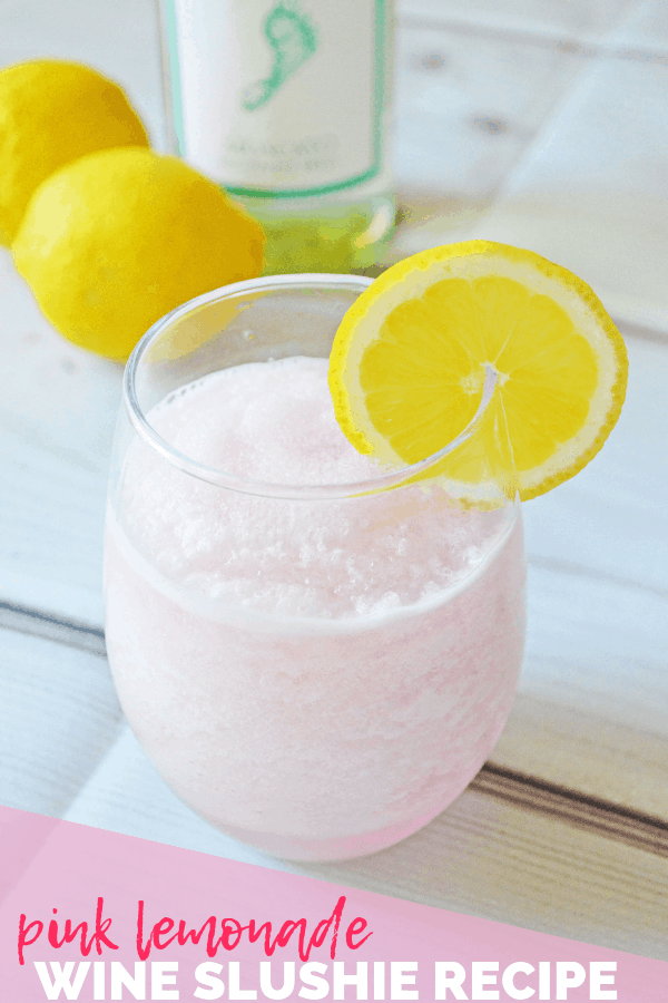 Pink Lemonade Wine Slushie Recipe