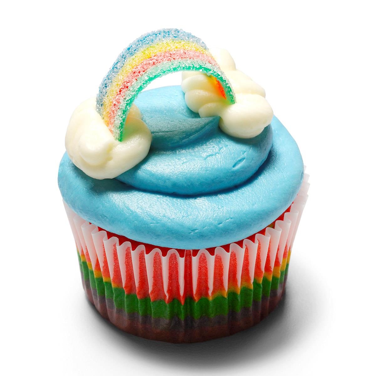 <p>Take a trip back to the '60s with these sweetly psychedelic cupcakes. Each is a simple white cake, but tinting the batter all the colors of the rainbow makes them funky and fun!— Gwyndolyn Wilkerson, Kyle, Texas</p> <div class="listicle-page__buttons"> <div class="listicle-page__cta-button"><a href='https://www.tasteofhome.com/recipes/tie-dyed-cupcakes/'>Go to Recipe</a></div> </div>