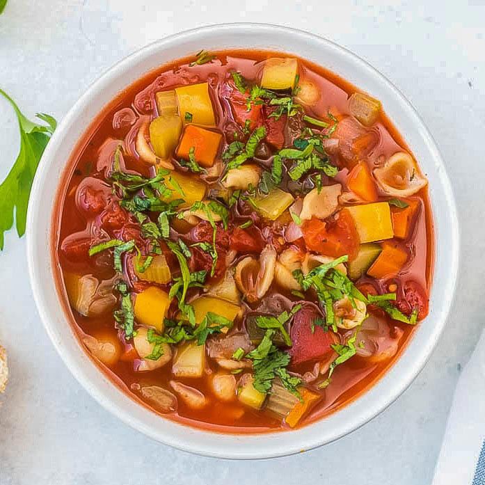 Warm Up with a Bowl of Instant Pot Minestrone Soup - A Quick & Healthy ...