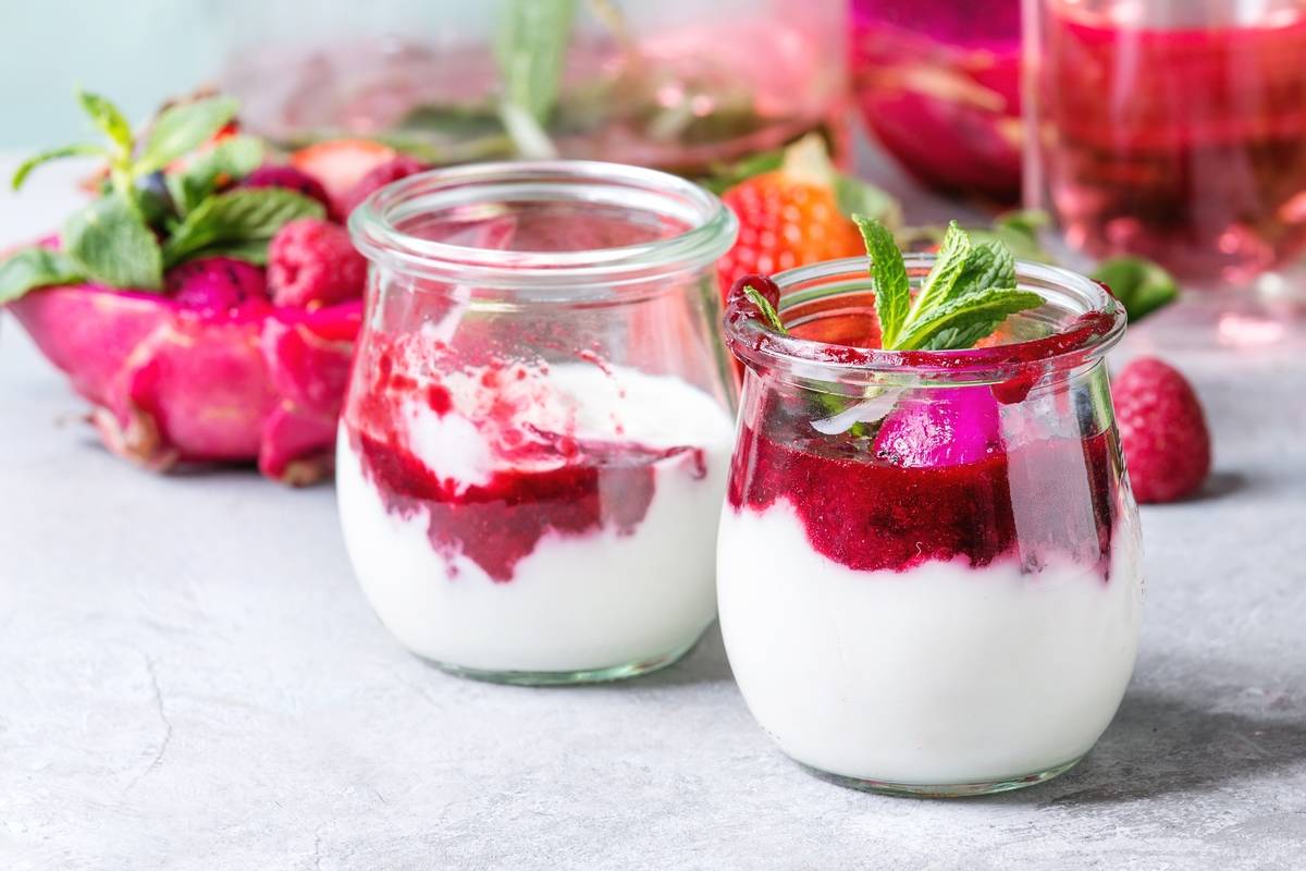 <p>According to dietitian <a href="https://www.womenshealthmag.com/weight-loss/a19982018/eating-yogurt/" rel="noopener noreferrer">Maggie Michalczyk</a>, yogurt's power in a weight loss journey comes from its high protein content and subsequent ease of feeling sated after eating. Just watch for brands that add sugar or skimp on protein.</p> <p>Meanwhile, a 2017 study at <a href="https://extension.oregonstate.edu/news/single-serving-raspberries-packs-lot-health-benefits-say-osu-researchers" rel="noopener noreferrer">Oregon State University</a> found promising weight-loss benefits for raspberries. This is due to components that help the body process fats and sugars, and due to being rich in fiber, they are even when compared to other fruits. </p>